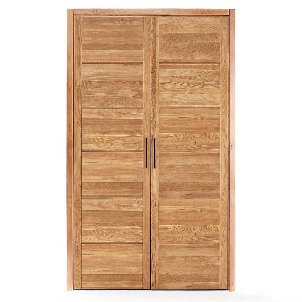 Vollholz Schlafzimmerschrank Zeus aus Wildeiche Massivholz 65 cm tief