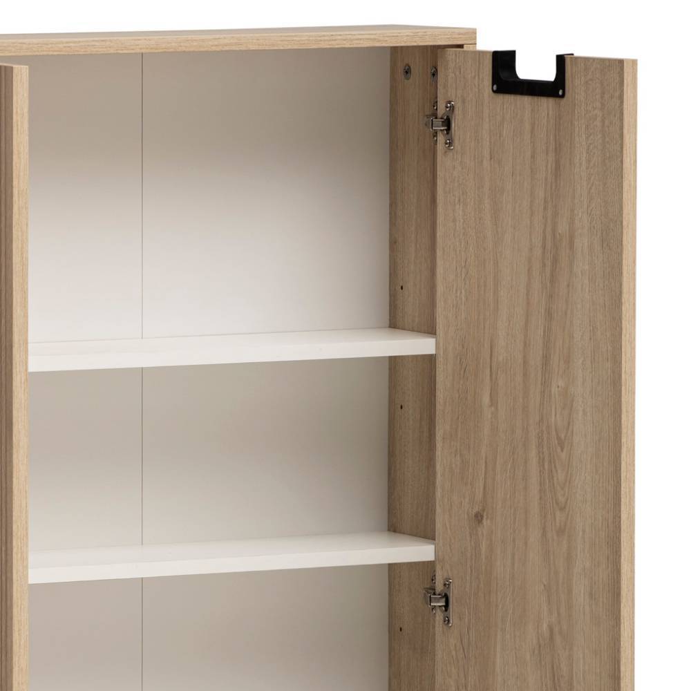 Flurschrank Rasvanna mit Drehtüren 124 cm hoch