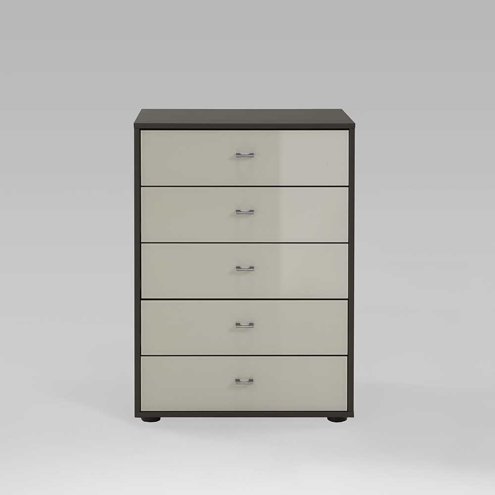 Kommode Anyto in Creme mit Schubladen