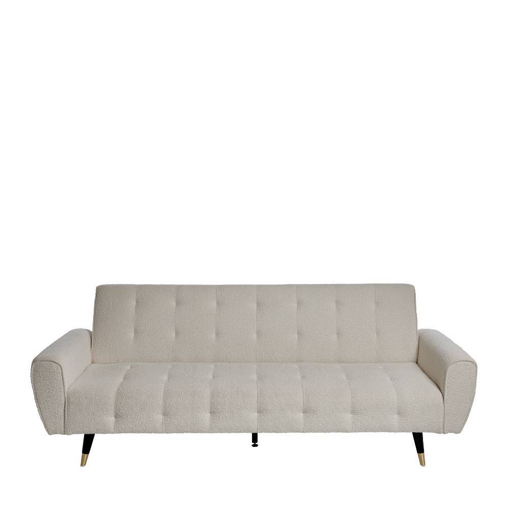 Dreisitzer Sofa Sair aus Boucle Stoff im Retrostil