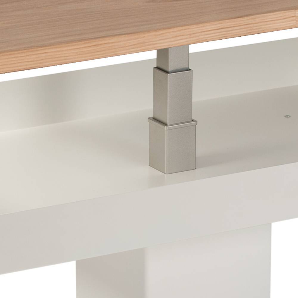 Couchtisch Ativita auf Säulengestell echtholzfurniert