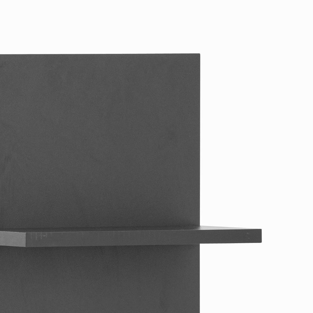 Wandregal Mayora in Anthrazit 70 cm hoch