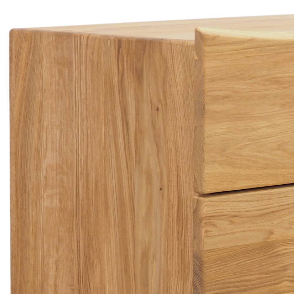 Massivholzkommode Foresta mit vier Schubladen im Landhausstil