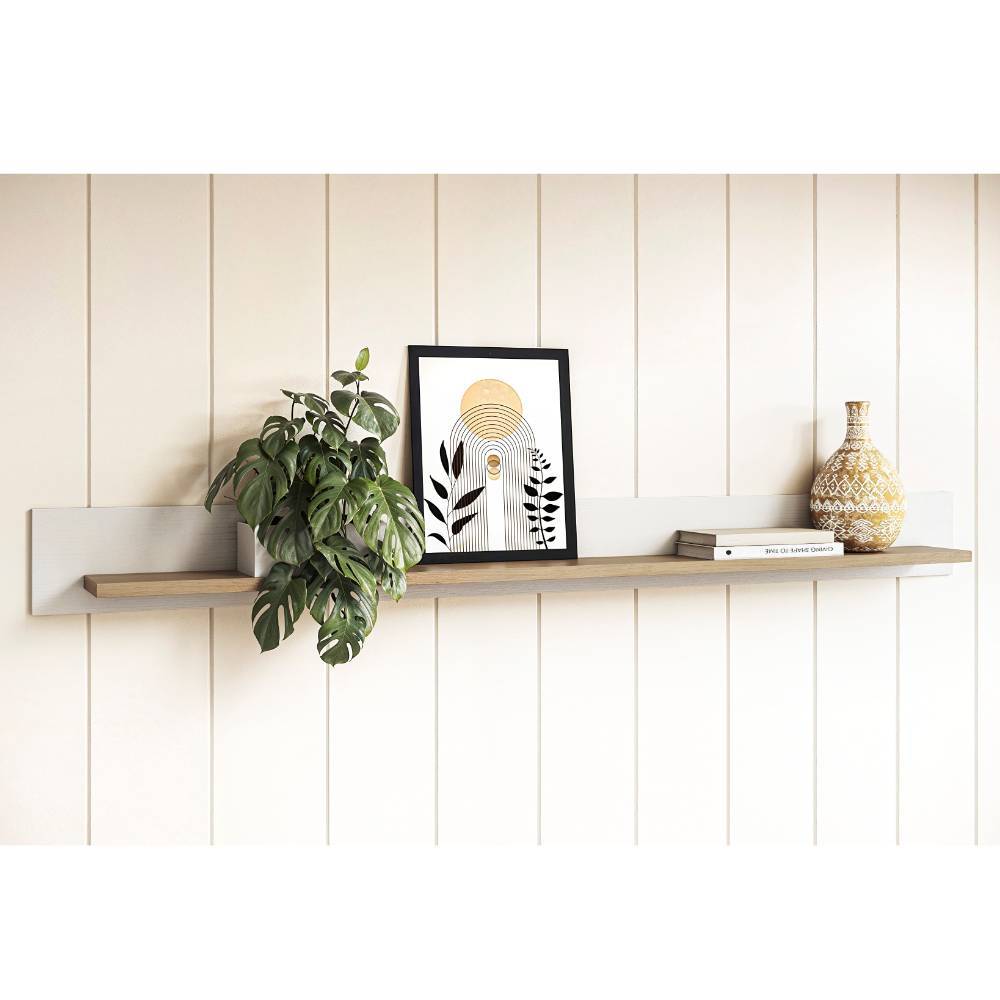 Büromöbel Set Labrassa im Skandi Design 120 cm breit (zweiteilig)