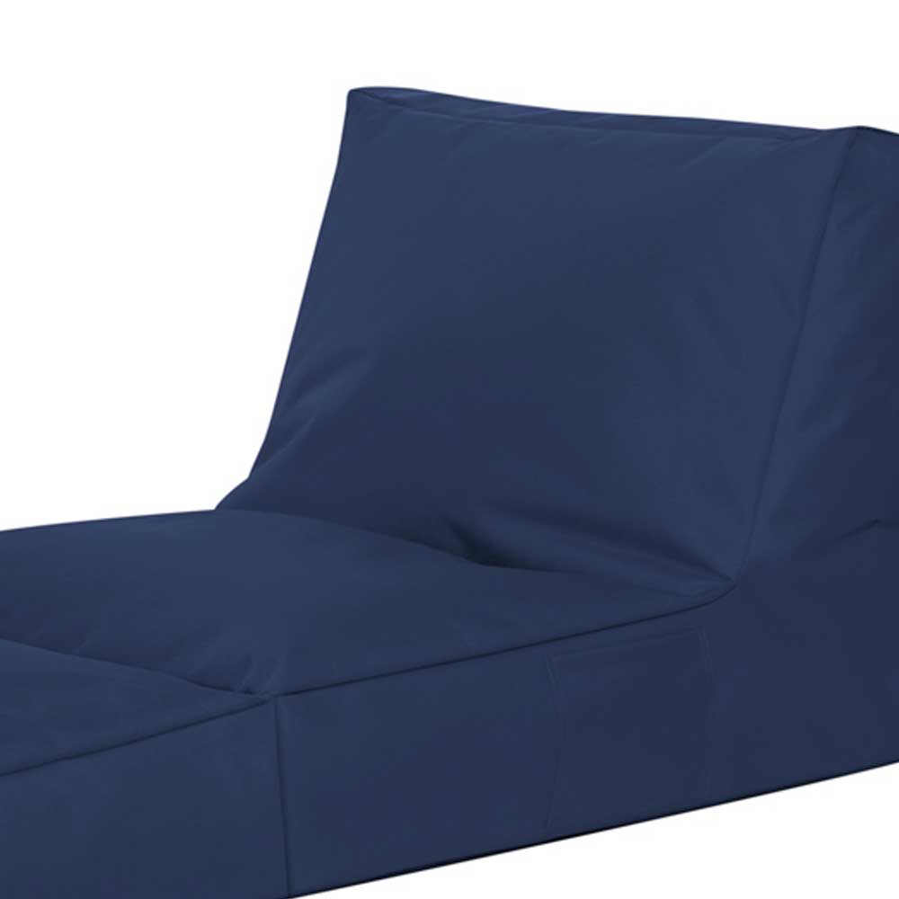 Liege Sitzsack Kuno in Blau Outdoor