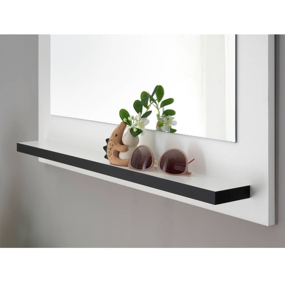 Flurgarderobe Bistian in Weiß mit Hochglanz Front (vierteilig)
