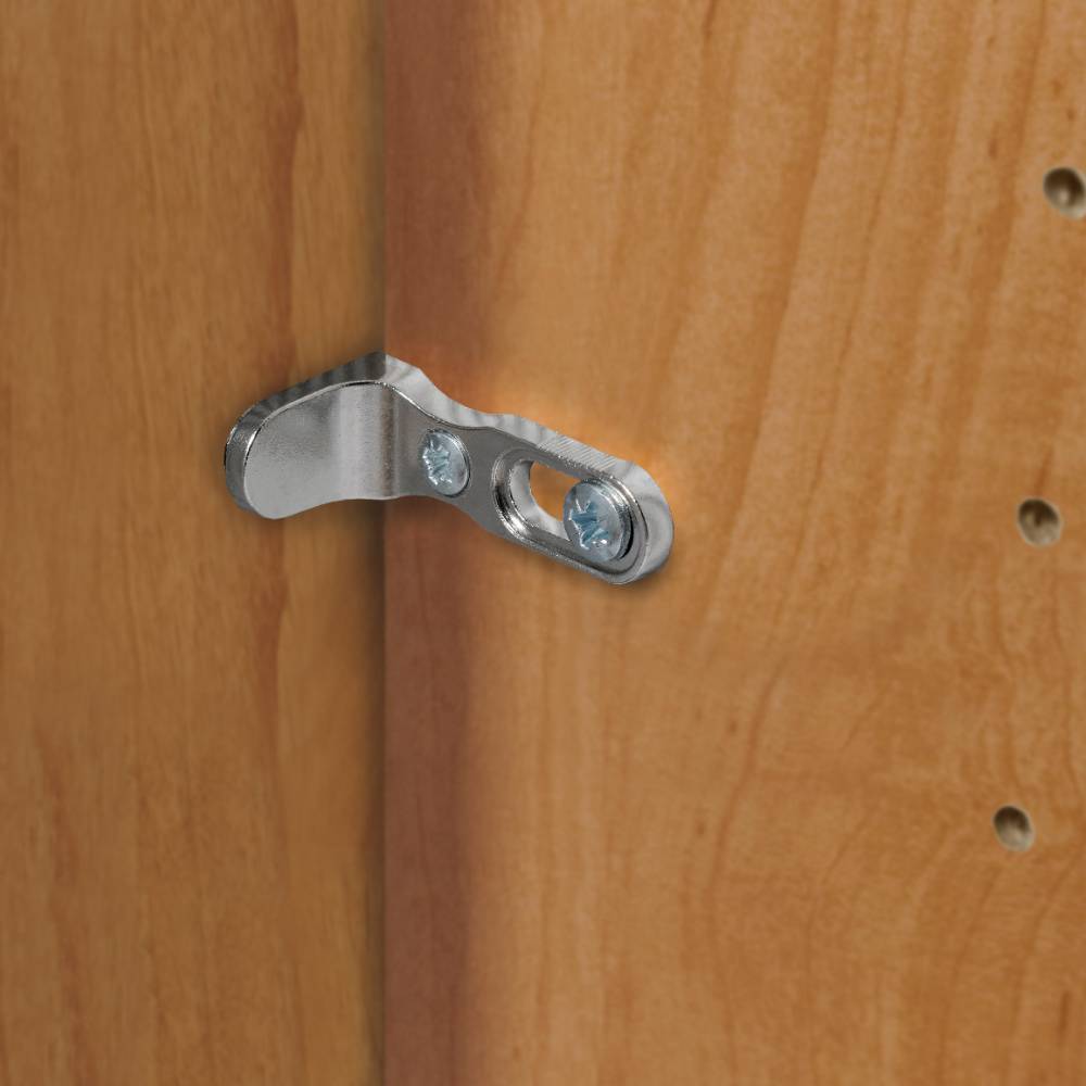 Moderner Kleiderschrank Merkur mit Drehtüren in Eiche Bianco & Dunkelbraun