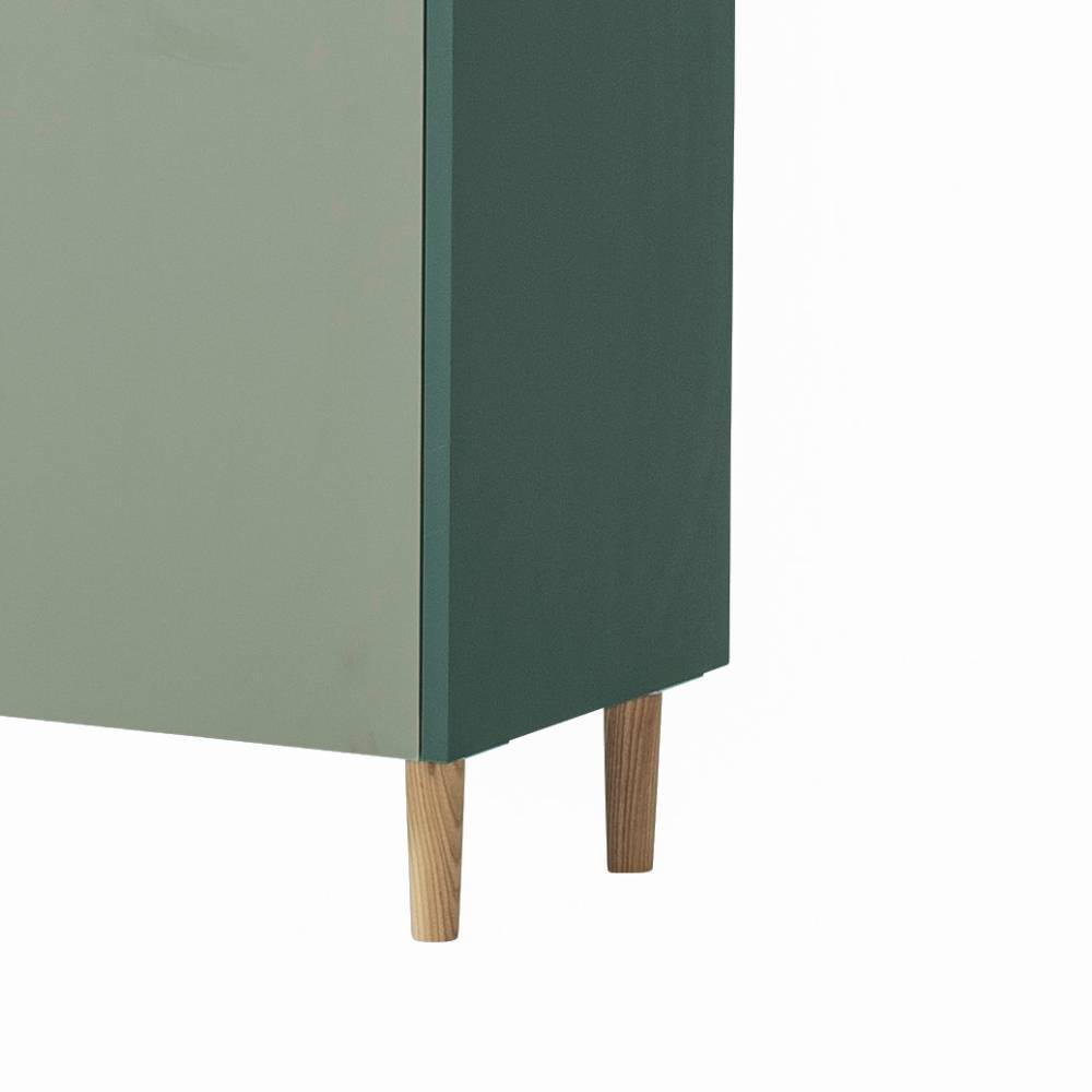 Bad Hochschrank Yochana 33 cm tief melaminbeschichtet