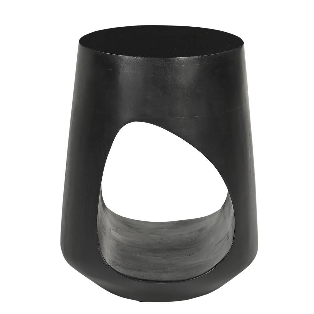 Beistelltisch Massivholz Mercana in modernem Design - Schwarz
