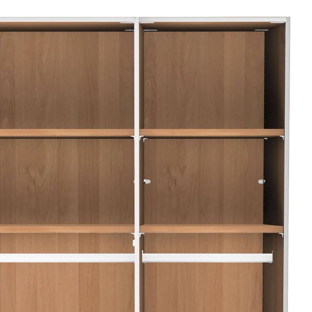 Moderner Schlafzimmerschrank Merkur mit Drehtüren 149 cm breit