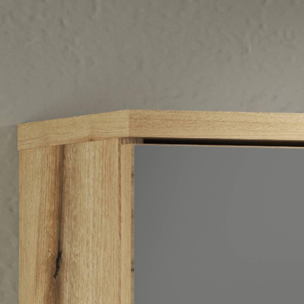 Badspiegelschrank Pattinos in Wildeichefarben 60 cm breit