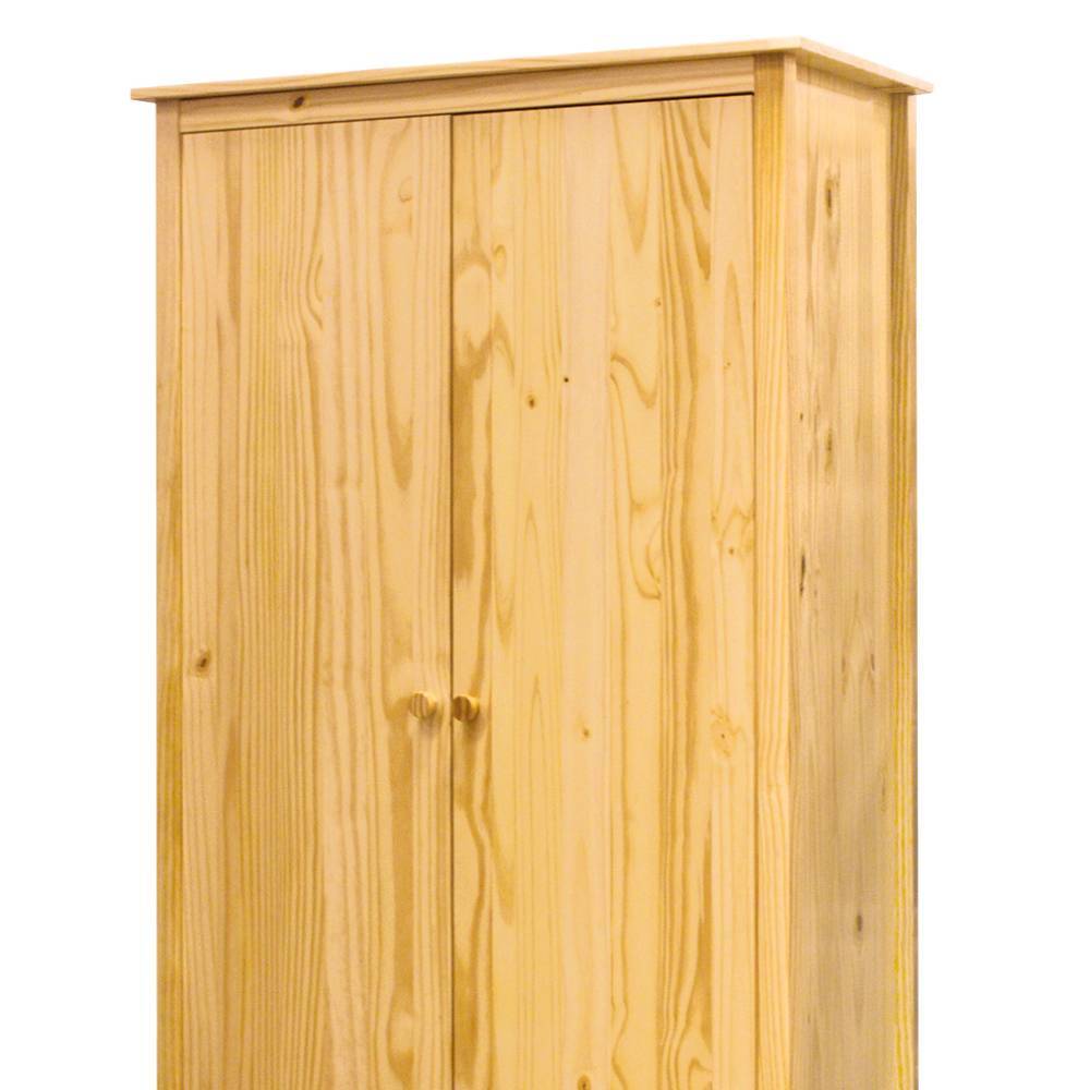 Kleiderschrank Tine aus Kiefer Massivholz mit einer Schublade