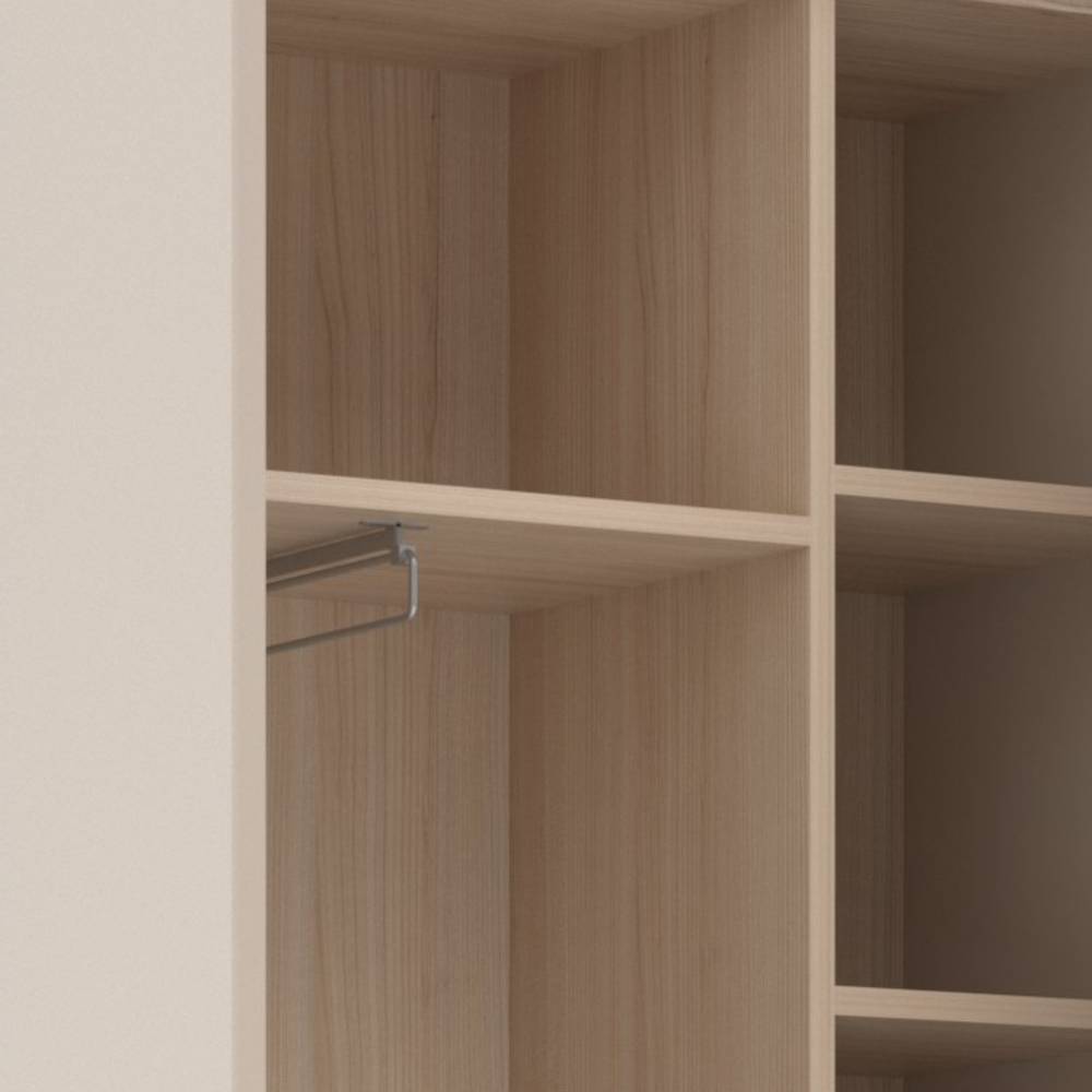 Garderobenschrank Jasefiana mit Spiegeltür in modernem Design