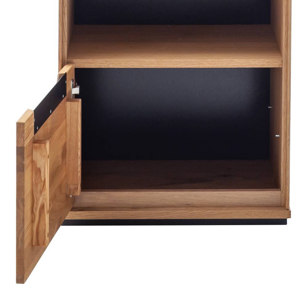 Standregal Sisam in Wildeichefarben 53 cm breit