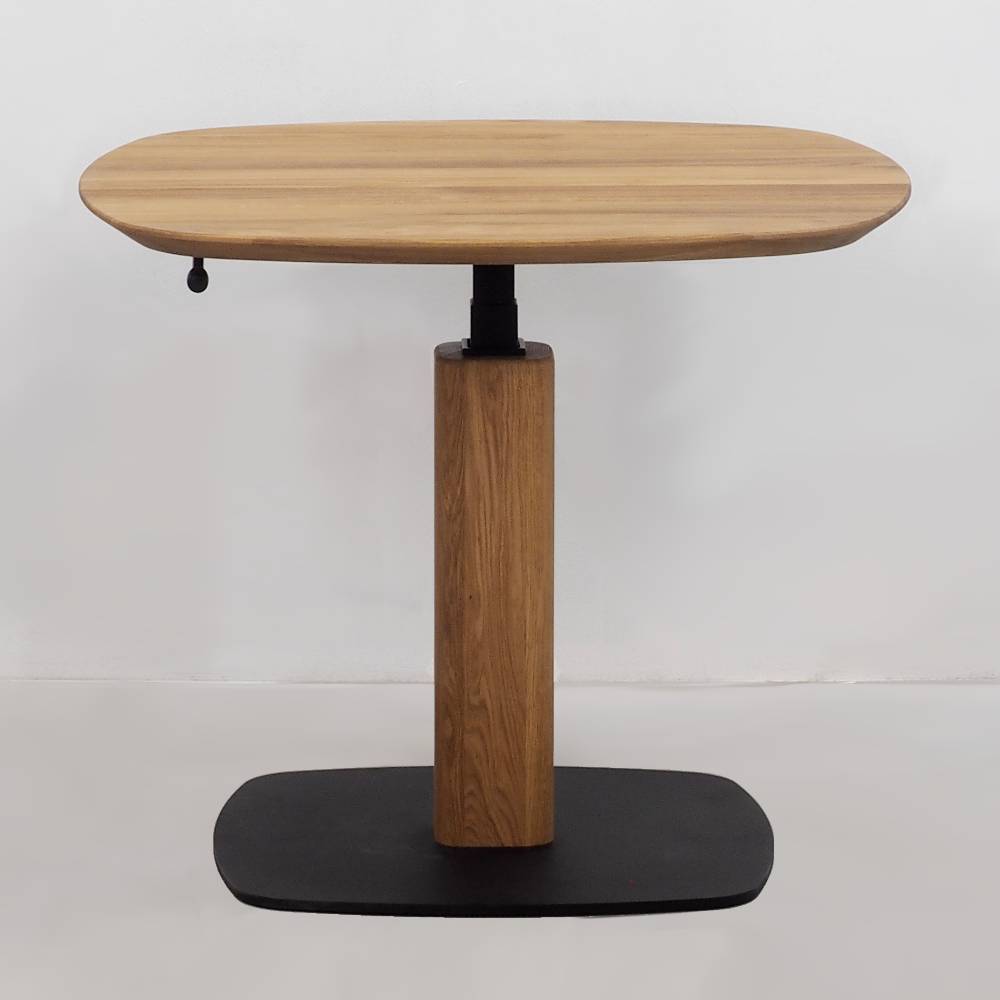 Wohnzimmer Tisch Lowellsa aus Eiche Massivholz höhenverstellbar