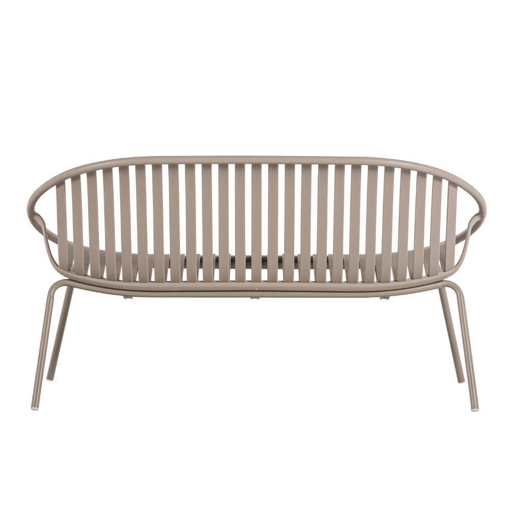 Garten Sitzbank Choreti aus Kunststoff & Metall in modernem Design