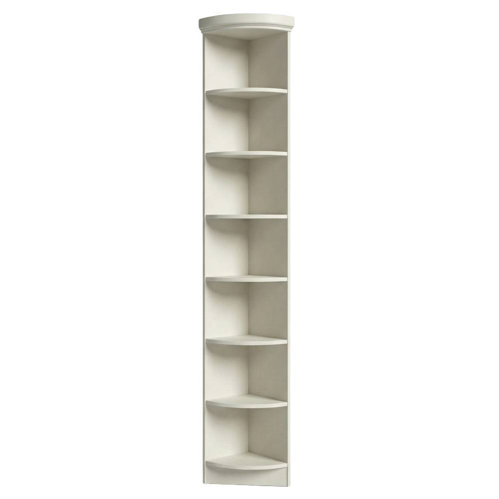 Landhausstil Eck Regal Phil 220 cm hoch in Cremeweiß