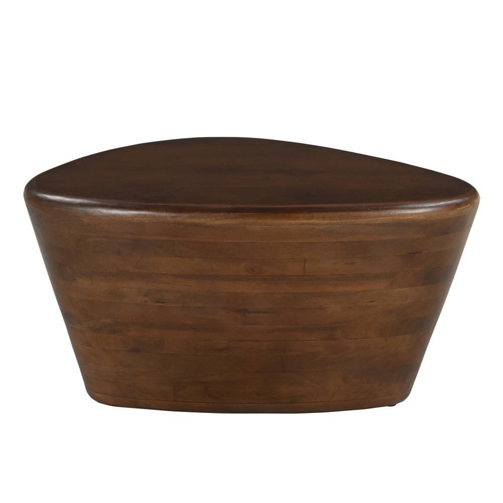 Couchtisch Iloca aus Mangobaum Massivholz in Wankelform