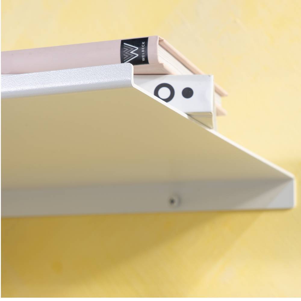 Wandgarderobe Laredo in modernem Design mit Hutablage aus Metall