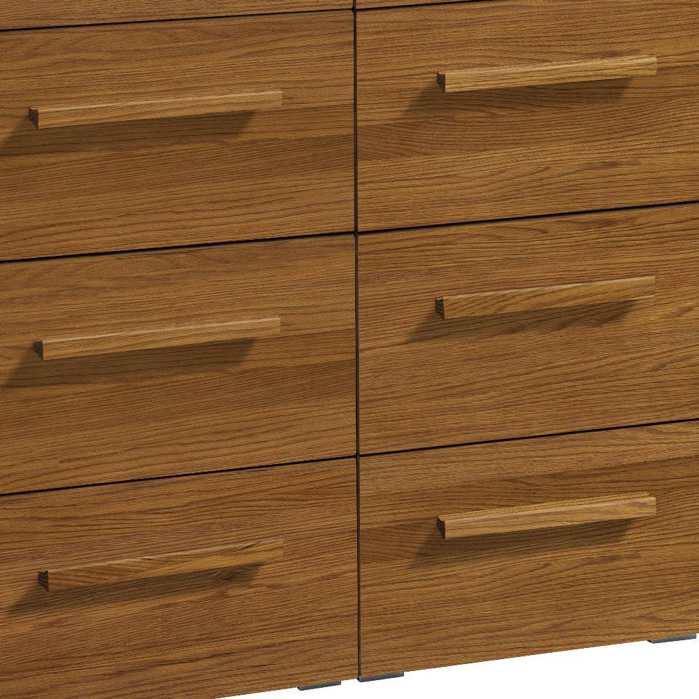 Esszimmersideboard Grandiova mit zwölf Schubladen 135 cm breit