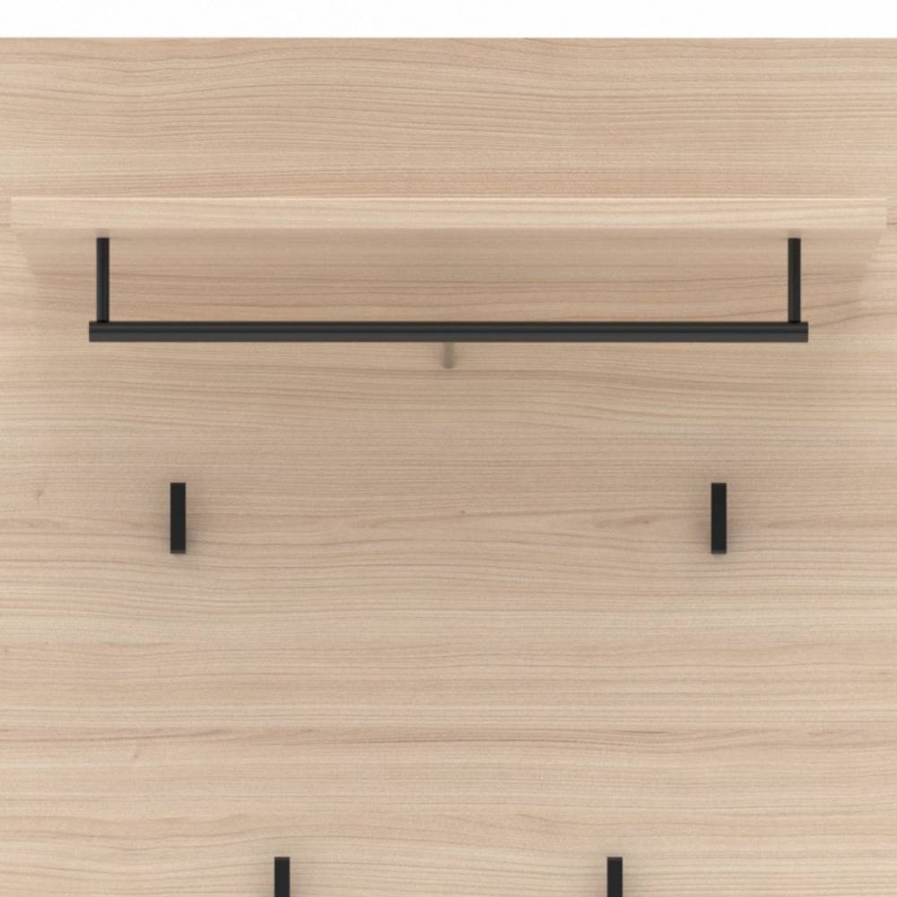 Garderobenpaneel Jasefiana in Eiche hell 78 cm breit