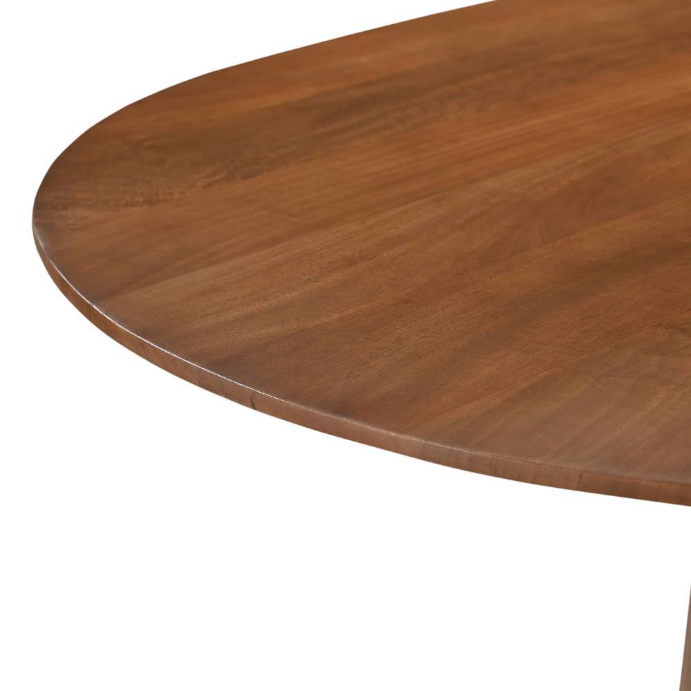 Küchen Tisch Bertylan in ovaler Form 230 cm breit