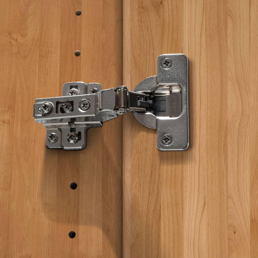 Kleiderschrank Viramiru in Eiche Bianco & Champagner mit Drehtüren