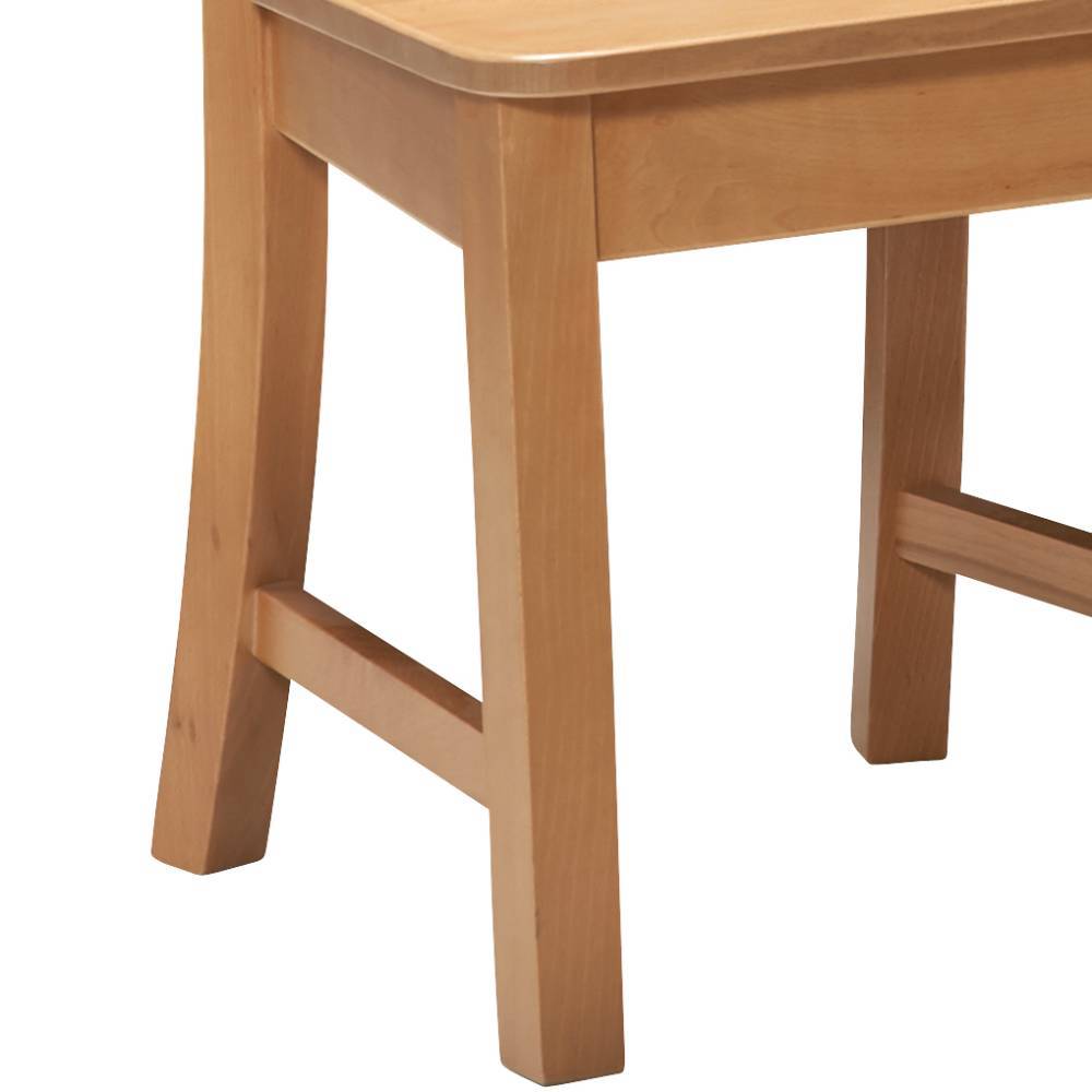 Esszimmerstuhl Acientra aus Buche Massivholz mit Polsterauflage (2er Set)