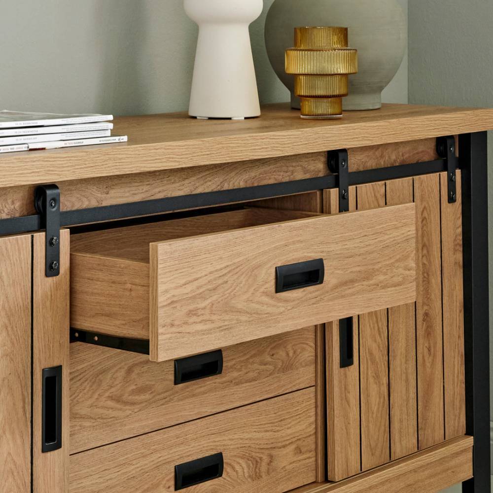 Sideboard Francara im Landhausstil mit Bügelgestell