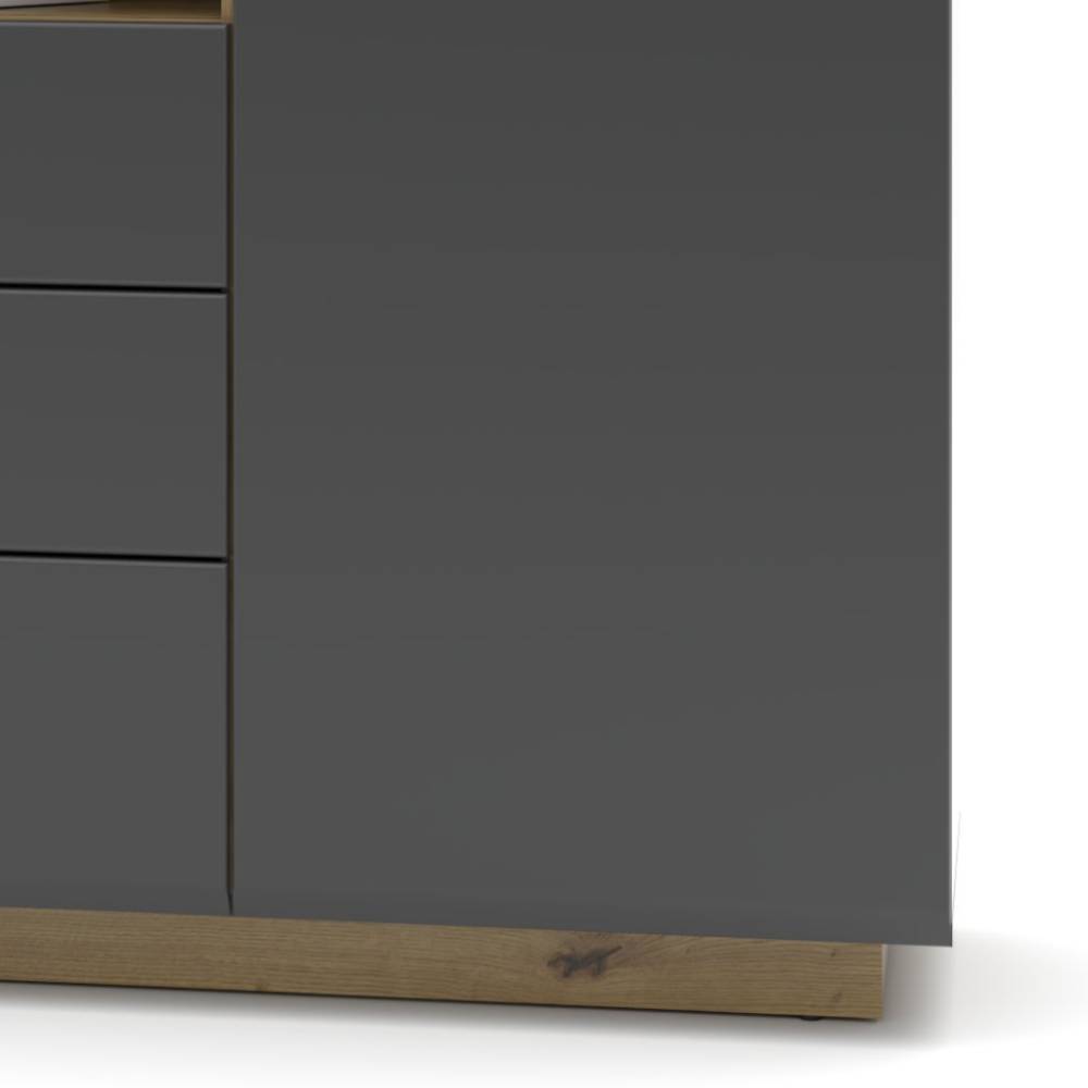 Sideboard Yarisis mit drei Schubladen 175 cm breit