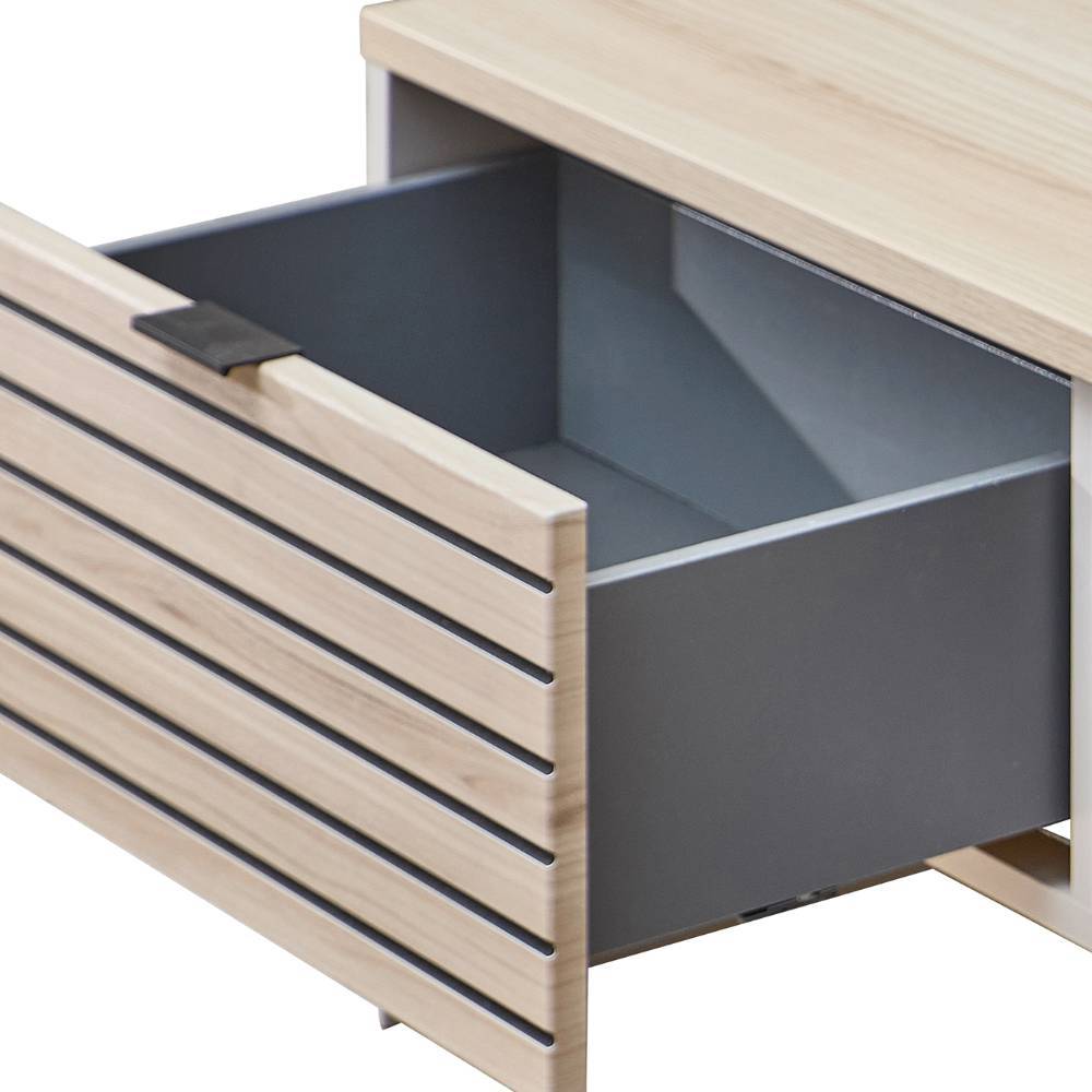 Couchtisch Jasefiana mit Wangen Gestell 110 cm breit