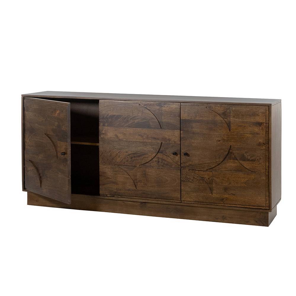 Esszimmersideboard Johnsa aus Mangobaum Massivholz 180 cm breit