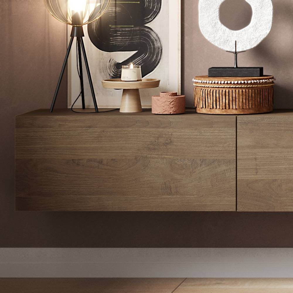 TV Wohnwand Jerne in modernem Design 276 cm breit (sechsteilig)