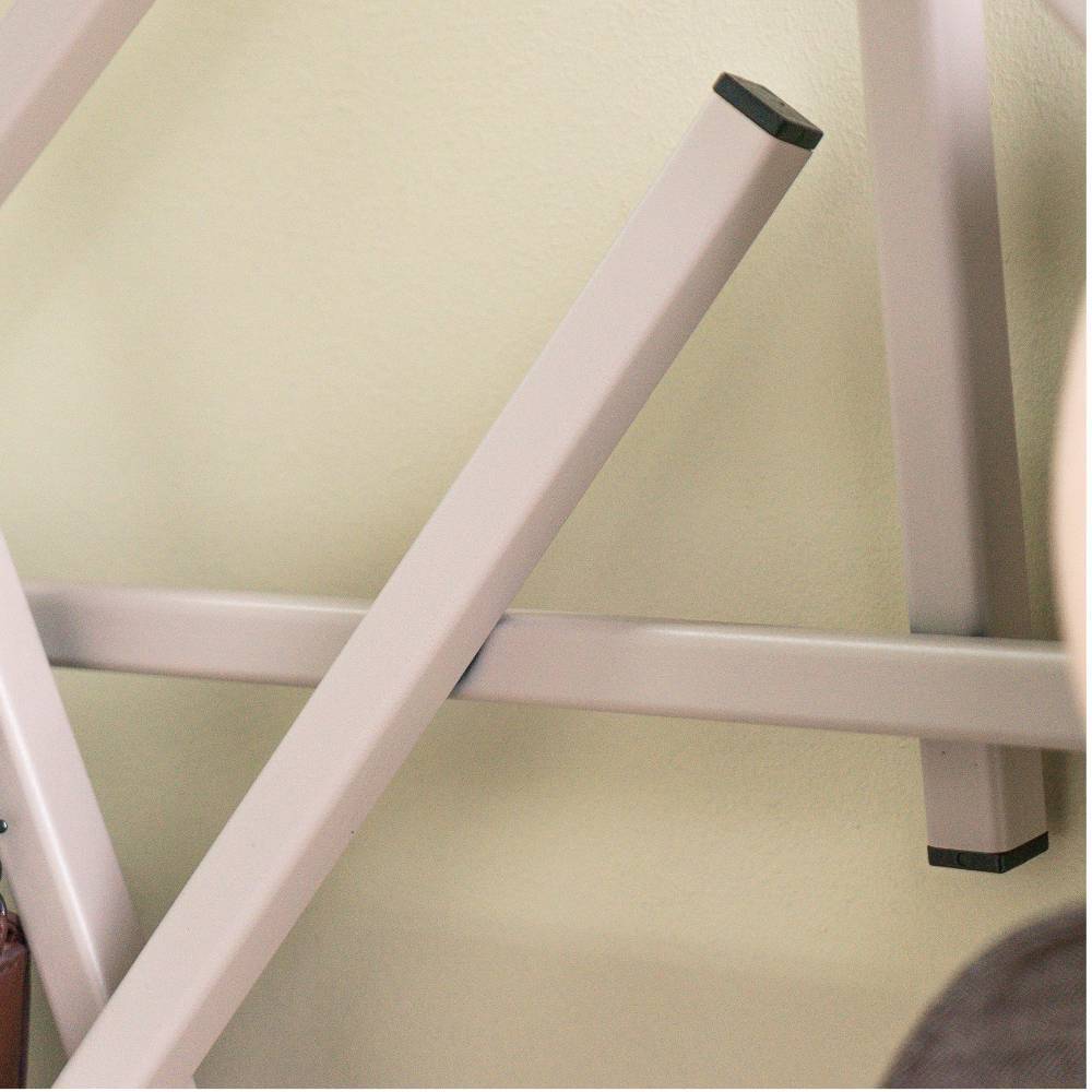 Metall Garderobe Piaza in Taupe aus Stahl