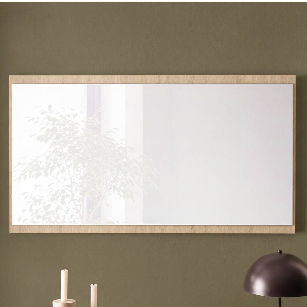 Wandspiegel Carno in Eiche Stone 105 cm breit