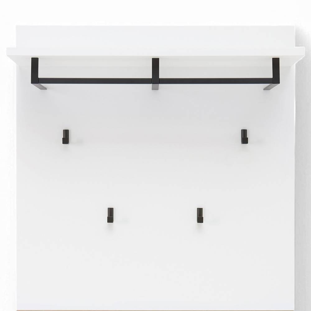 Wandgarderobe Mariocavo in modernem Design 118 cm hoch