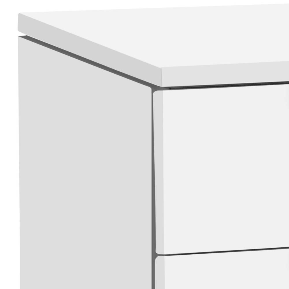 Telefonkommode Monice in Weiß und modernem Design