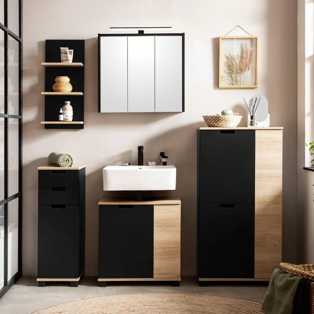 Waschtischunterschrank Nuento mit Drehtüren 60 cm breit