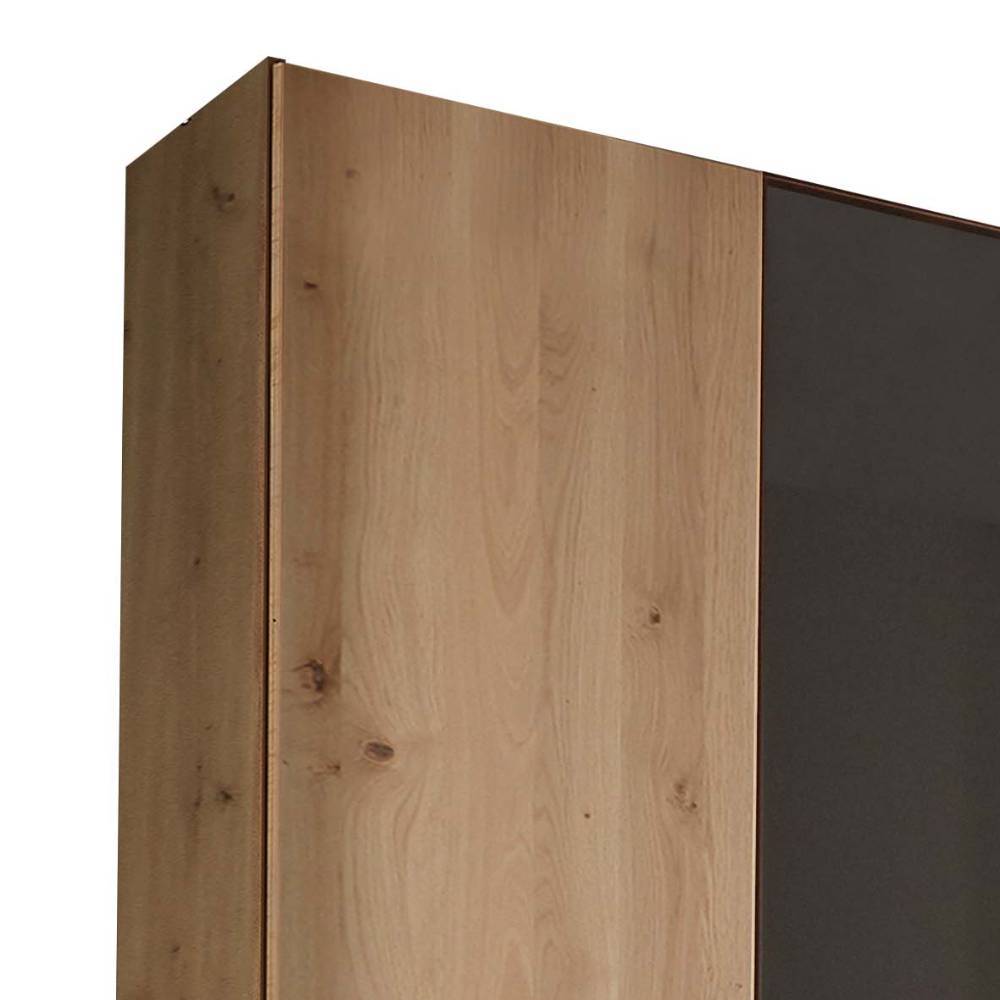 Schlafzimmerkleiderschrank Merkur in modernem Design 246 cm breit