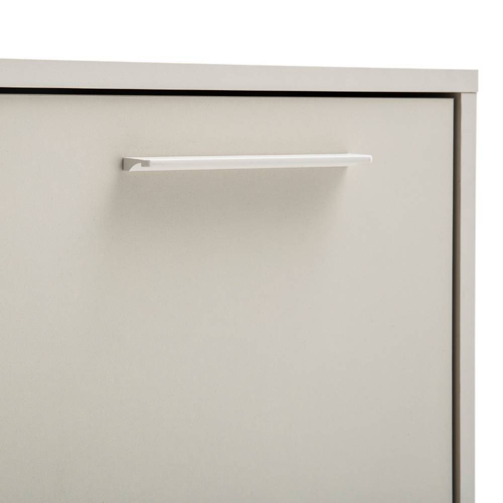 Garderobenschrank Alcarizora in Beige melaminbeschichtet
