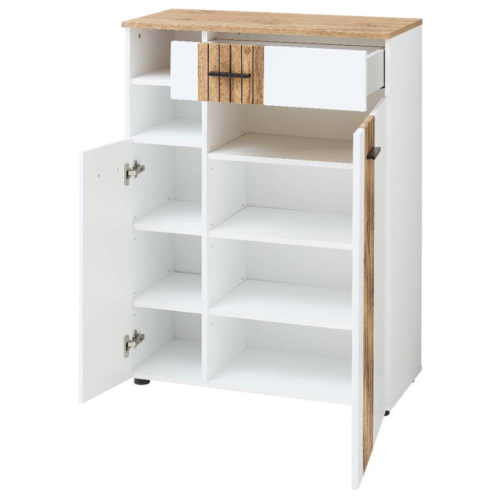 Vertiko Kommode Alamo in modernem Design mit zwei offenen Fächern