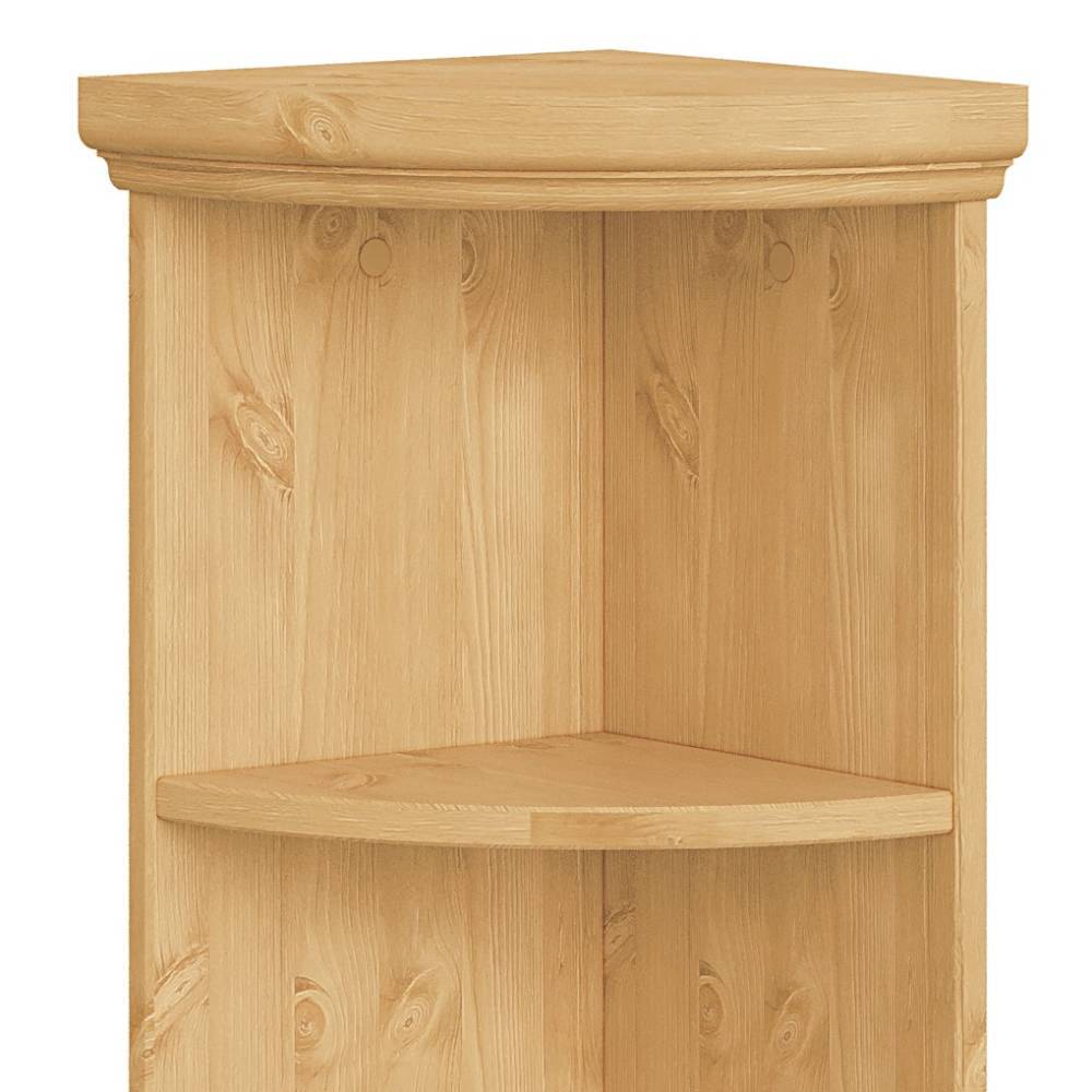 Eckregal Landhaus Claros aus Kiefer Massivholz 97 cm hoch