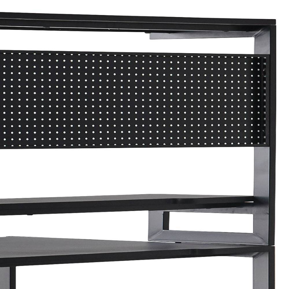 Gamingtisch Sixtys mit Schreibtischaufsatz und Towerfach für PCs