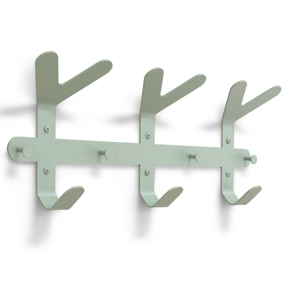 Wandgarderobenleiste Hisa in modernem Design aus Stahl