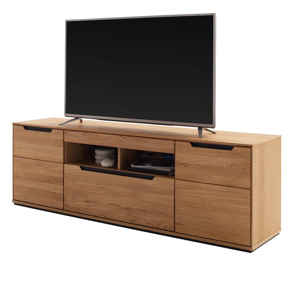 TV Board Sisam in Wildeichefarben 193 cm breit