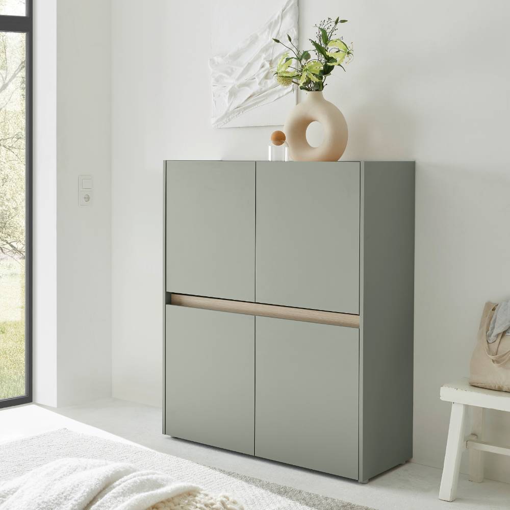 Wohnzimmerschrank Ulfava in modernem Design melaminbeschichtet