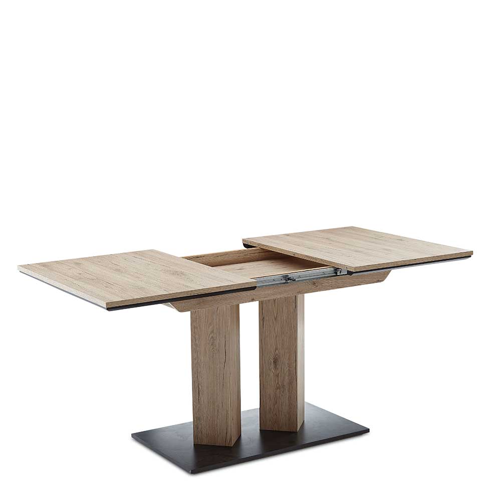 Säulentisch Bai in Wildeiche Holzoptik modernes Design