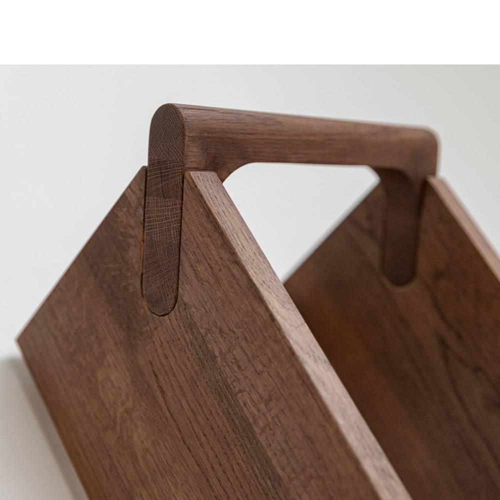 Wandgarderobe Sona in Eiche Tabacco mit Hutablage aus Holz
