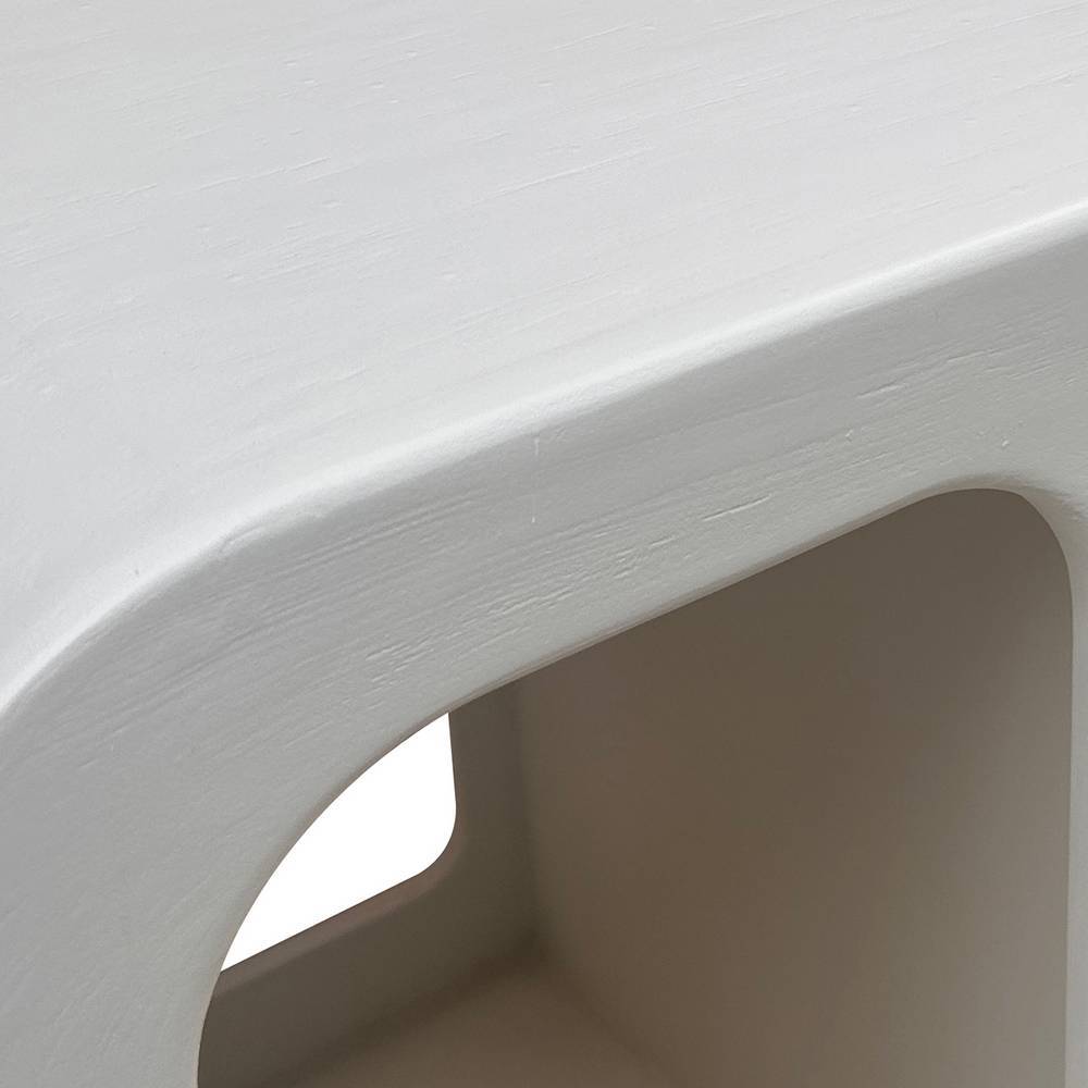 TV Lowboard Janyna im Skandi Design mit sechs offenen Fächern