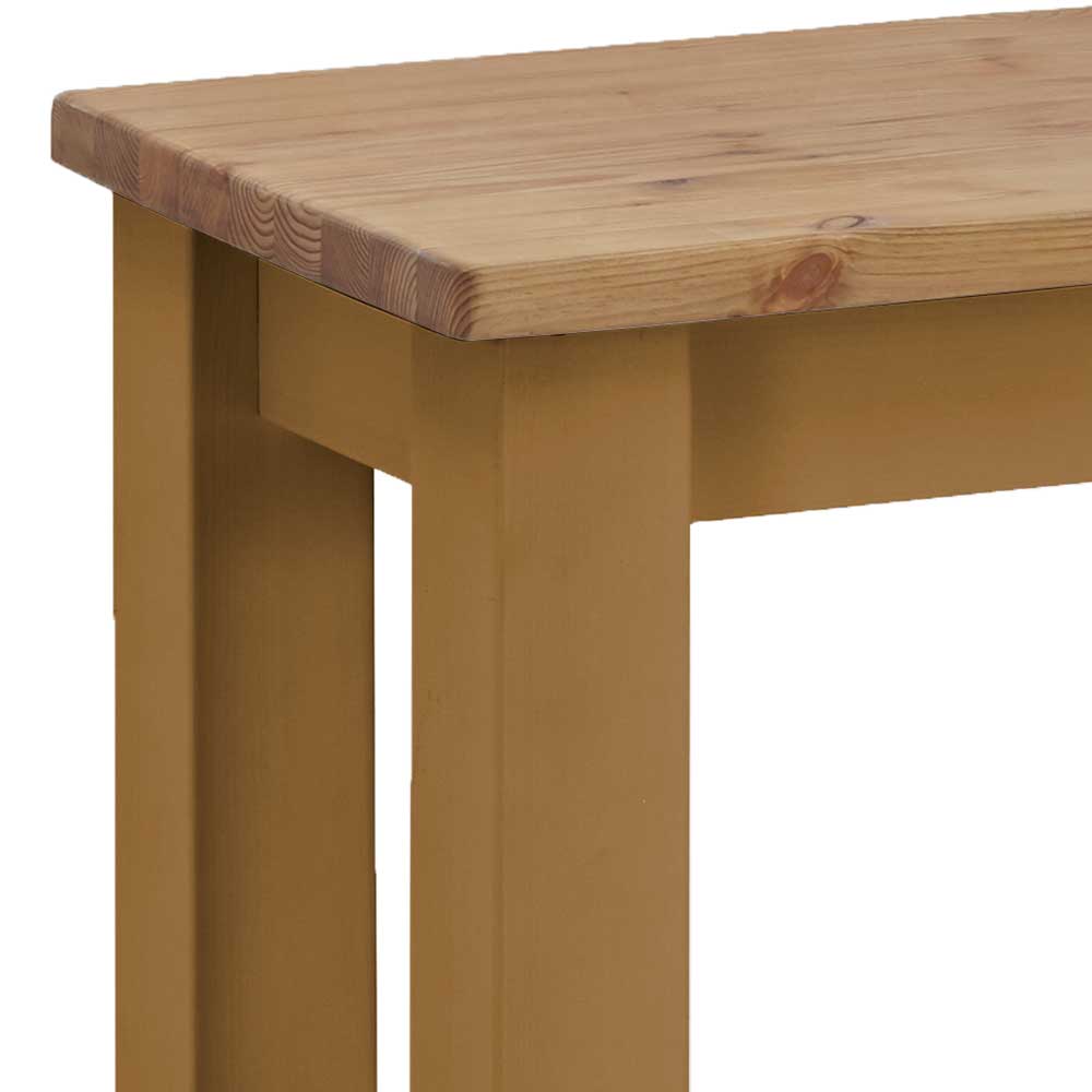 Holzbank Stiva im Landhausstil aus Kiefer Massivholz